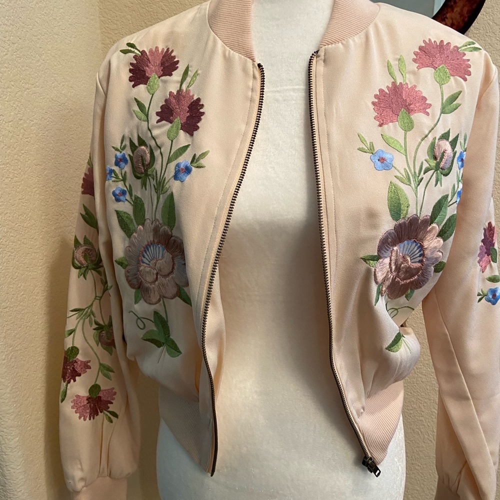 Bomber style light jacket